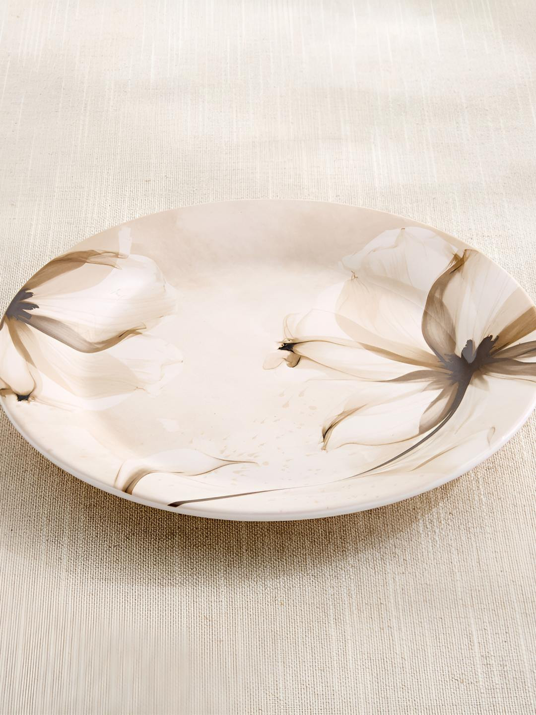 Home Centre Stoneware Floral Print Side Plate