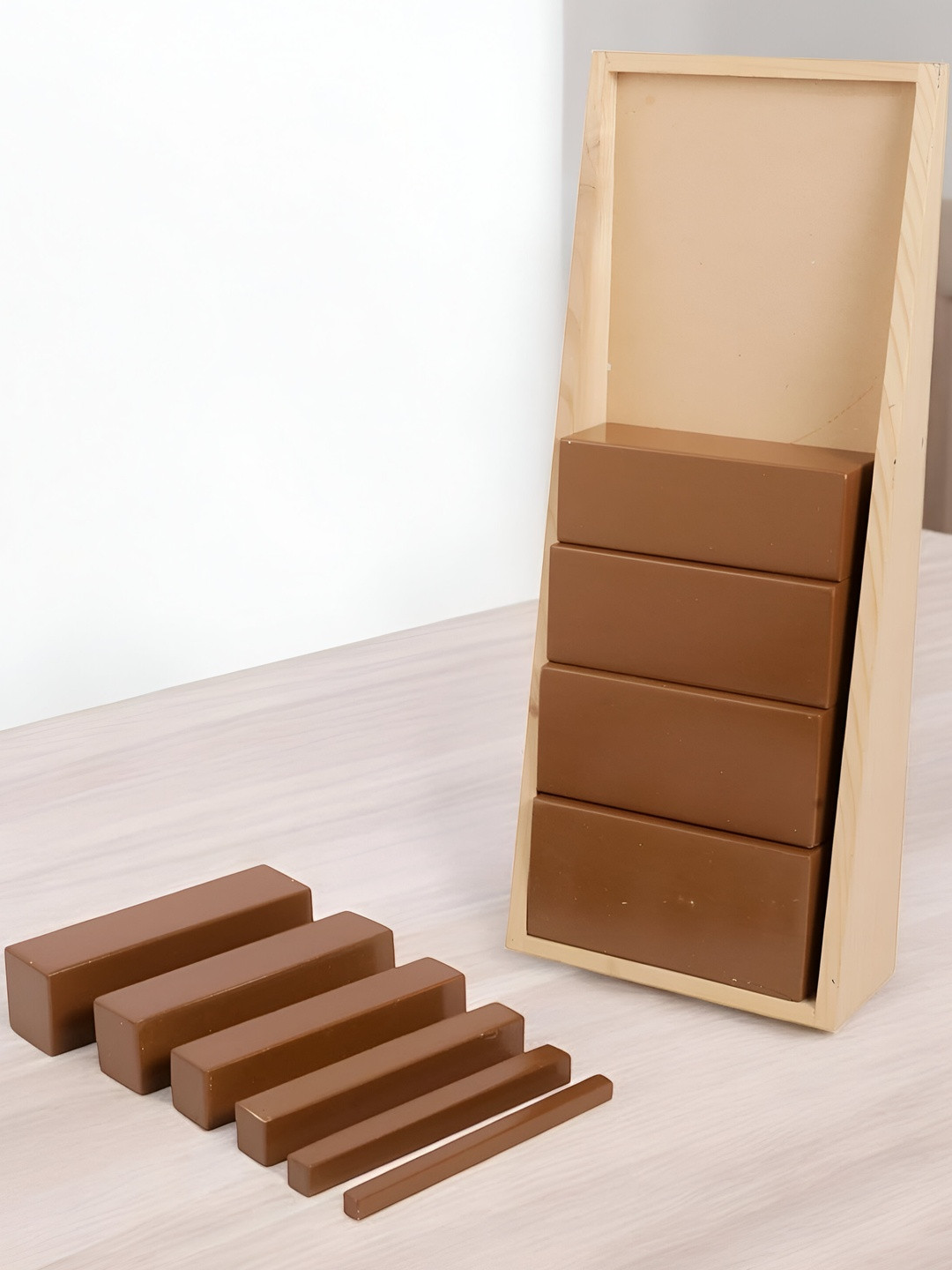 Playbox Brown Stairs Wooden Learning and Development Toys