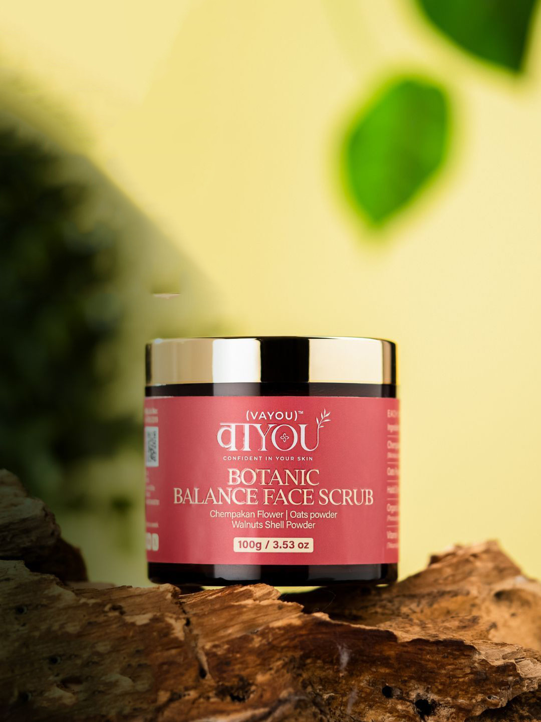 VaYou Women Pink Botanic Balance Face Scrub -100gms