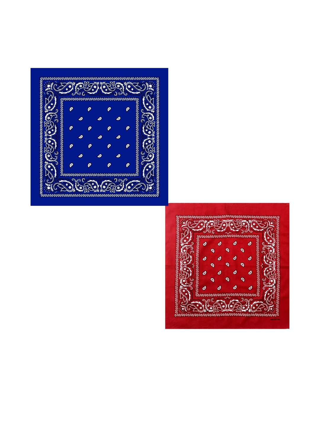 Navkar Crafts Pack of 2 Paisley Cotton Bandanas Headband