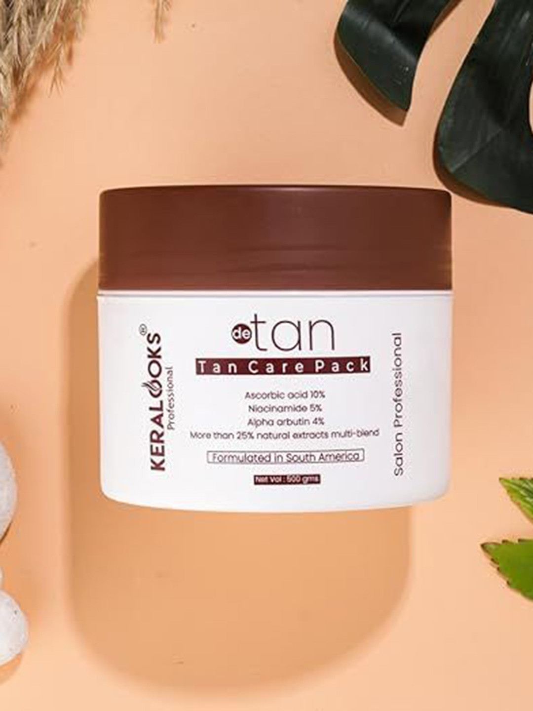 Keralooks professional De Tan Pack For Tan Removal Cream -500gm