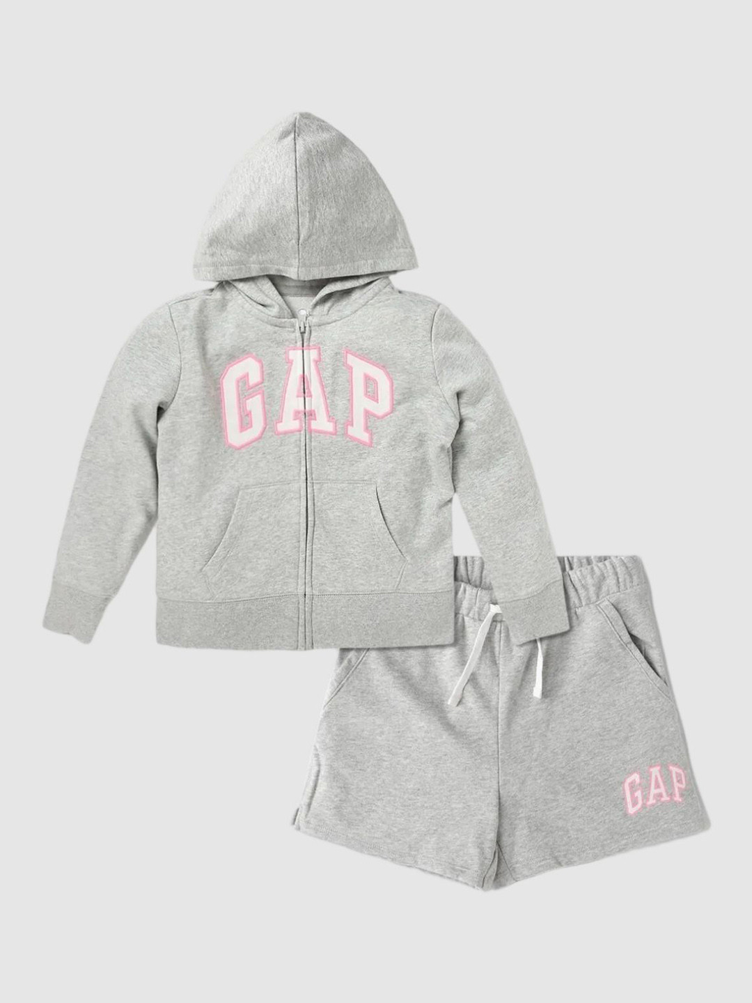 GAP Girls Mid-Rise Logo-Detailed Shorts