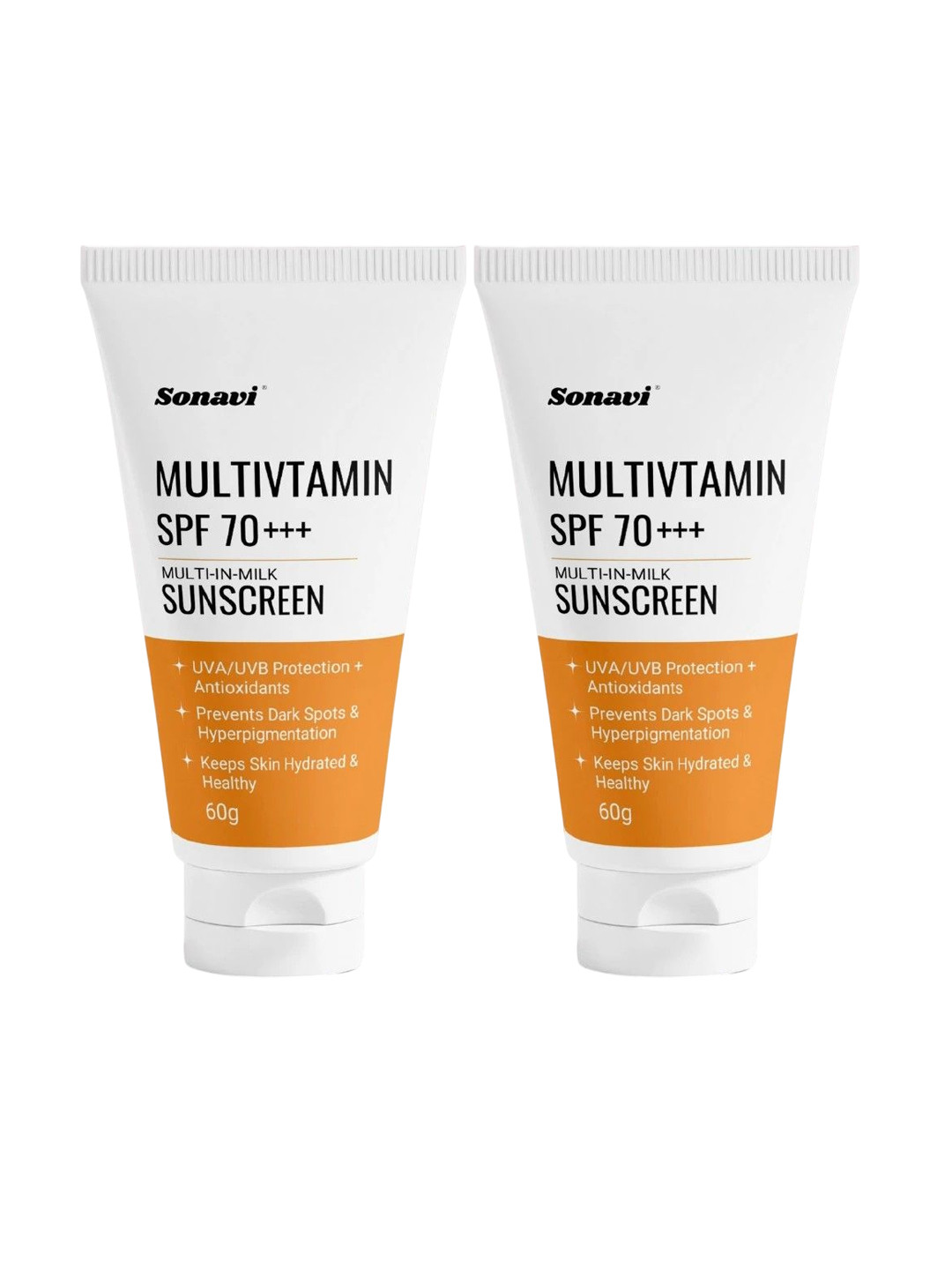 Sonavi SPF 70+++ Sunscreen for Face & Body Anti-Tan Formula 120 g