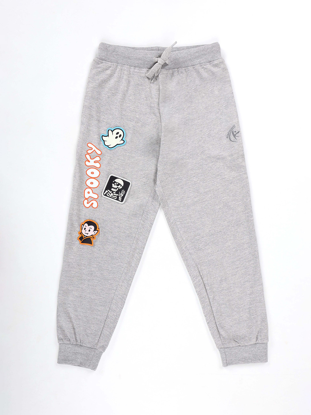 KiddoPanti Boys Typography Printed Regular Fit Pure Cotton Jogger Track Pant