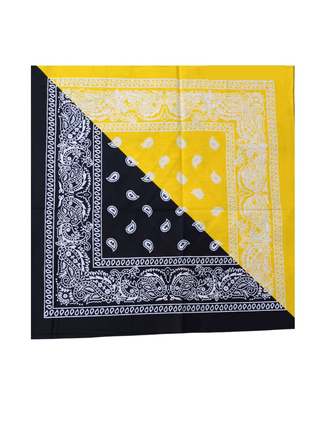 Navkar Unisex Paisley Square Cotton Bandanas