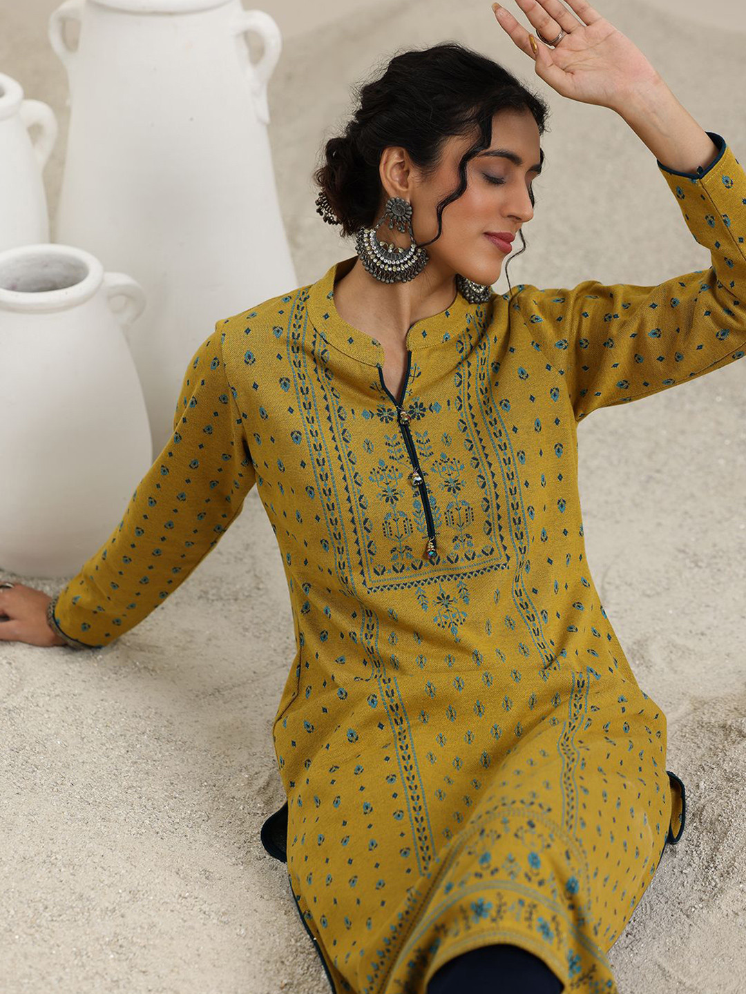 Libas Women Floral Daily Straight Kurta