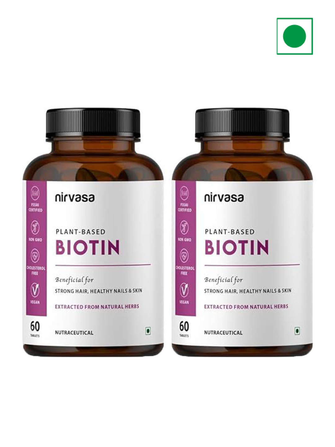 Nirvasa Pack of 2 Energy and Metabolism Multivitamins