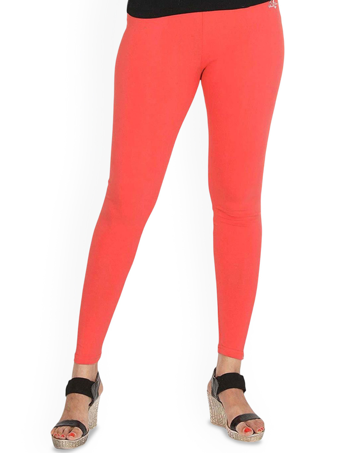 MIXFIT Women Cotton Mid-Rise Ankle-Length Leggings