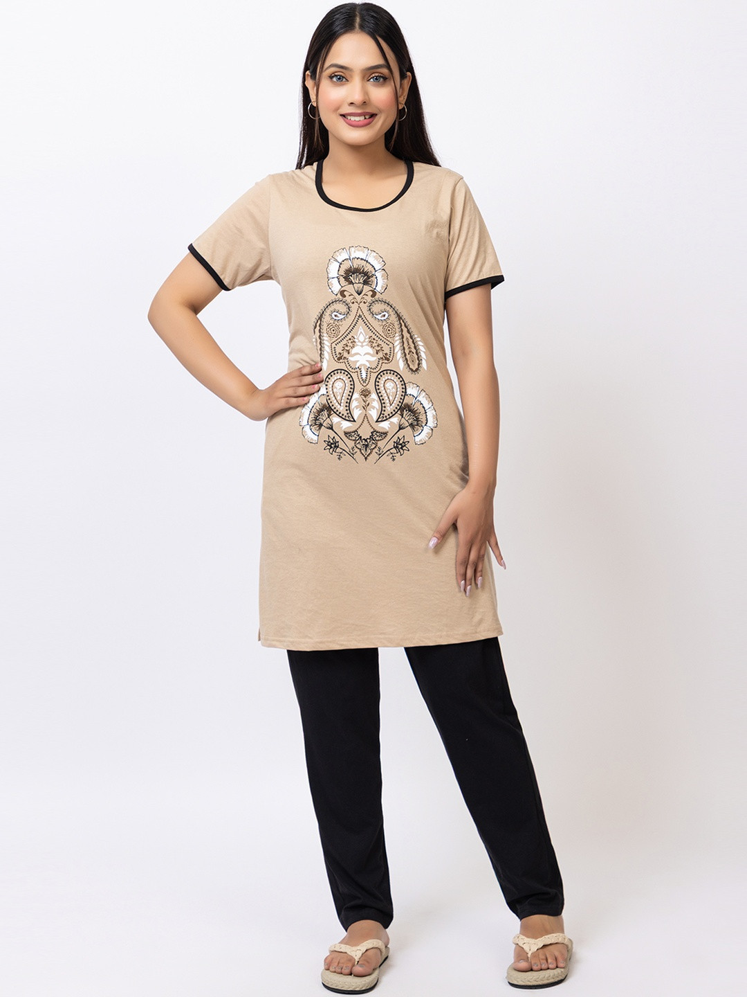 SIDLY PIDLY Women Printed Night suit