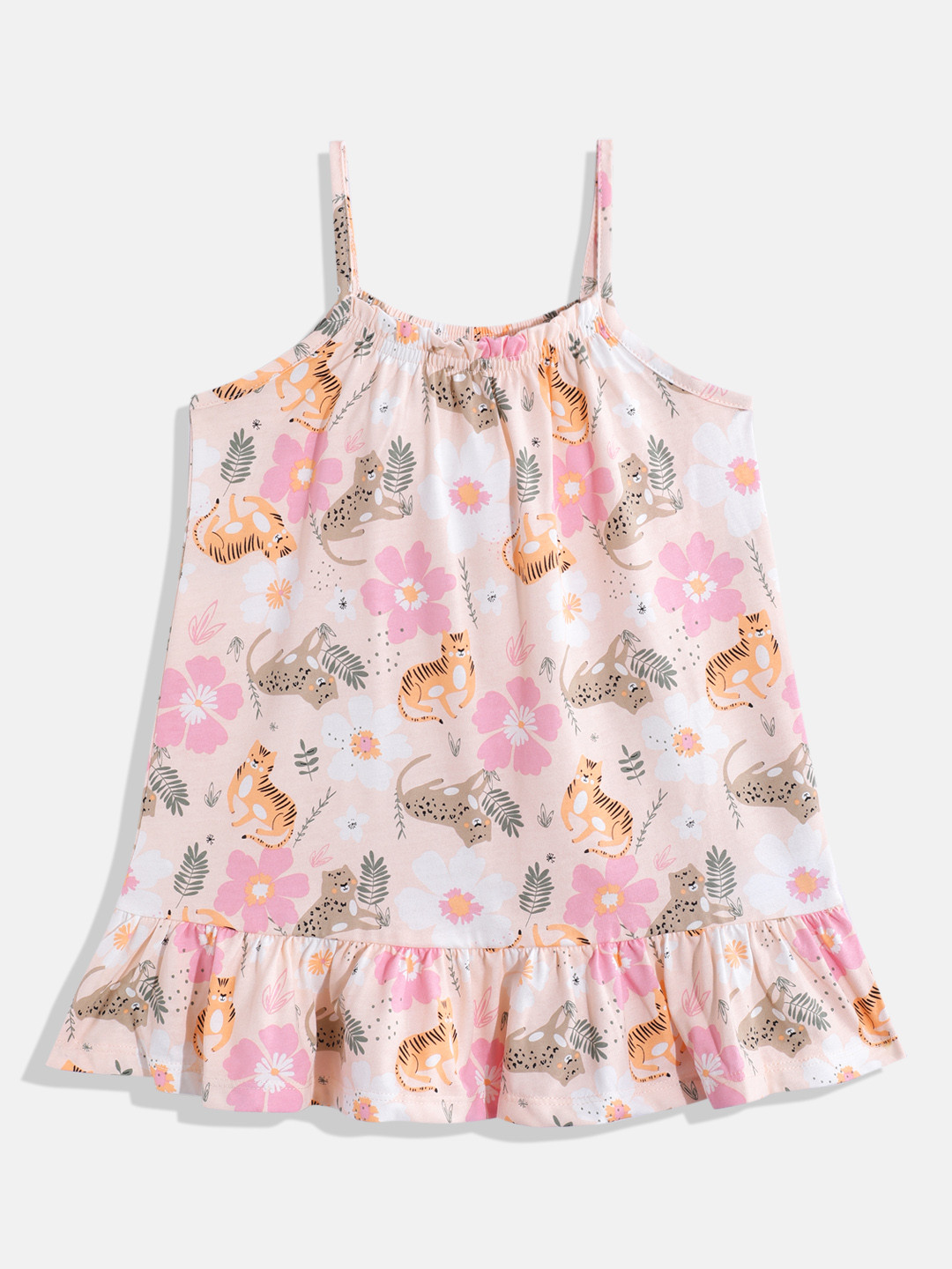 THE CHILDREN'S PLACE Floral Print A-Line Dress