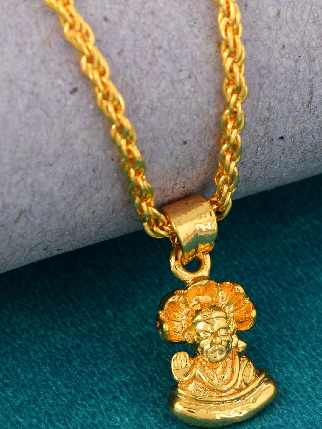 Goldplated Nagfani Saibaba Pendant Hindu
