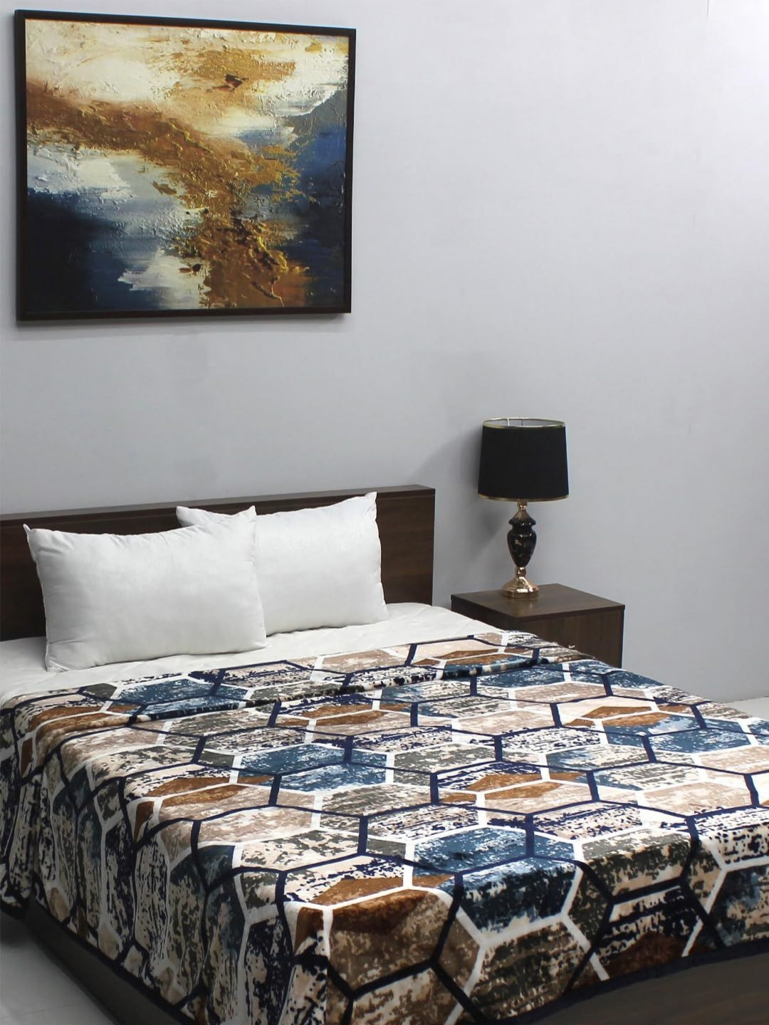 Steve & Anderson 360 GSM All Season Red Color Super Soft Cozy & Warm Flannel Blanket