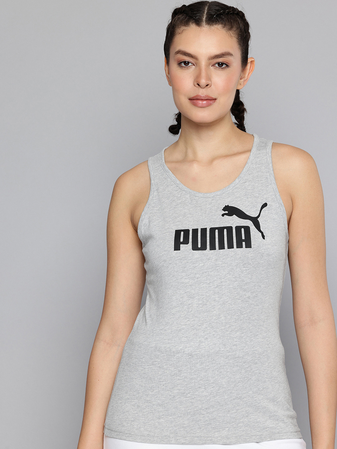 Puma Brand Logo Printed Tank Top