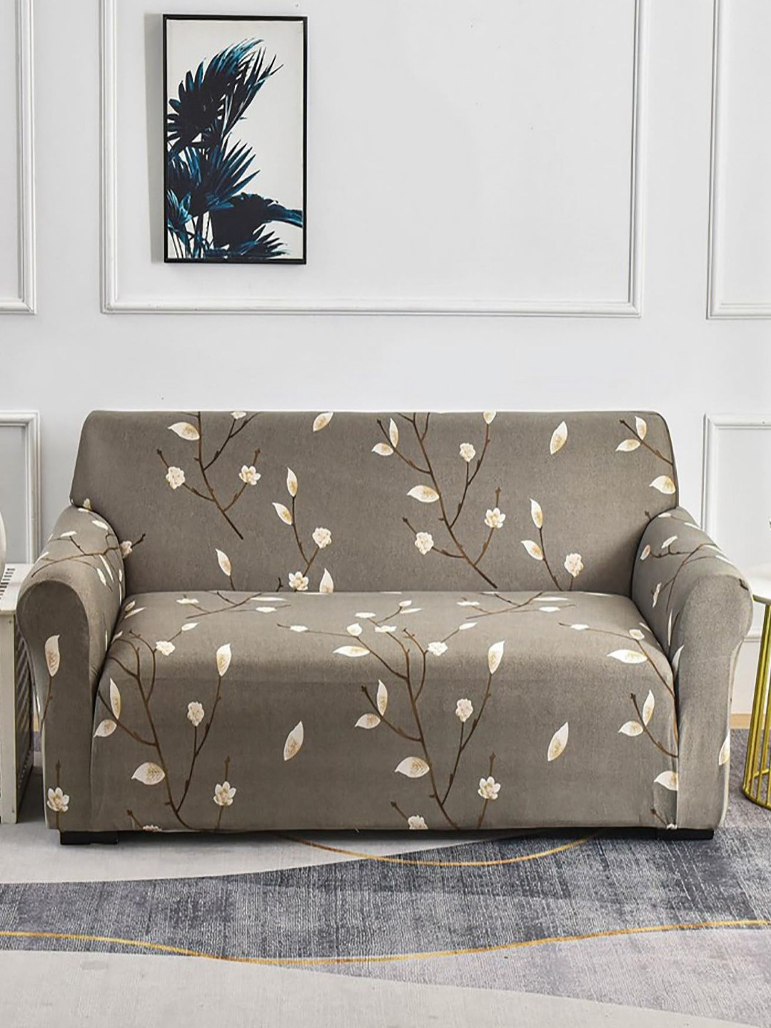 HOUSE OF QUIRK Triple Seater Big Elasticity Cover Couch Flexible Stretch 140GSM Sofa Cover