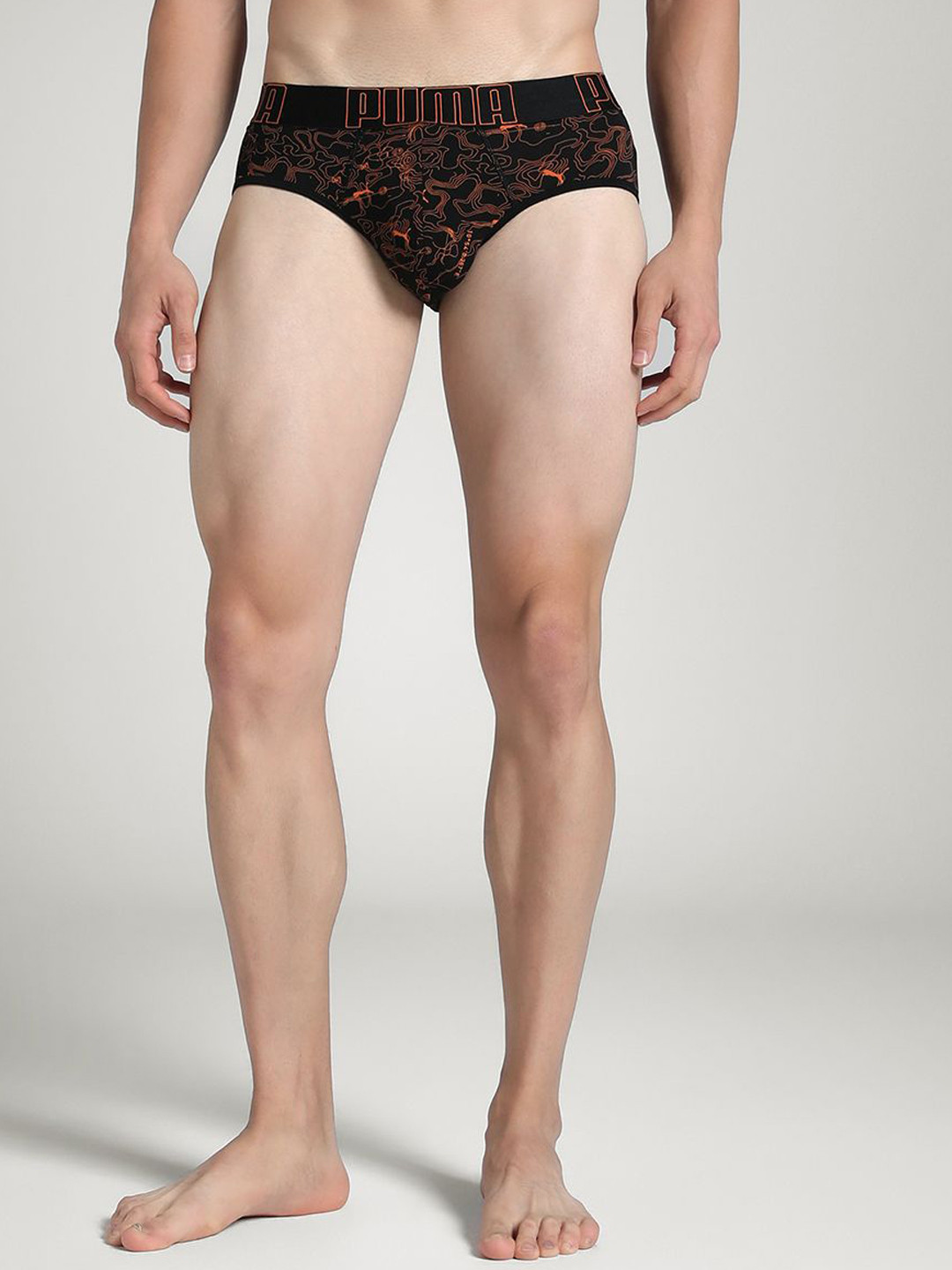Puma Bamboo Men's Printed Briefs