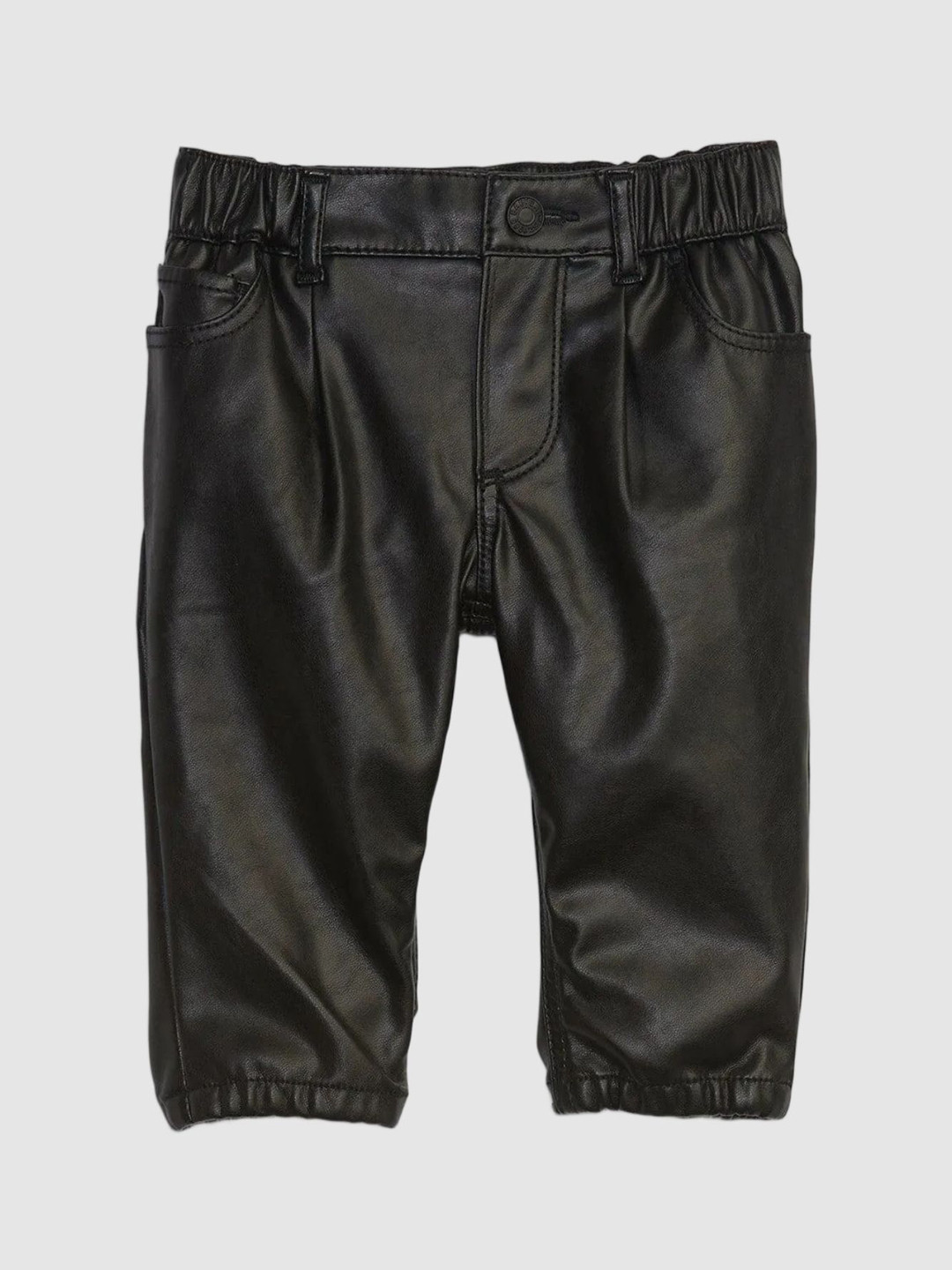GAP Girls Mid-Rise Leather Trousers
