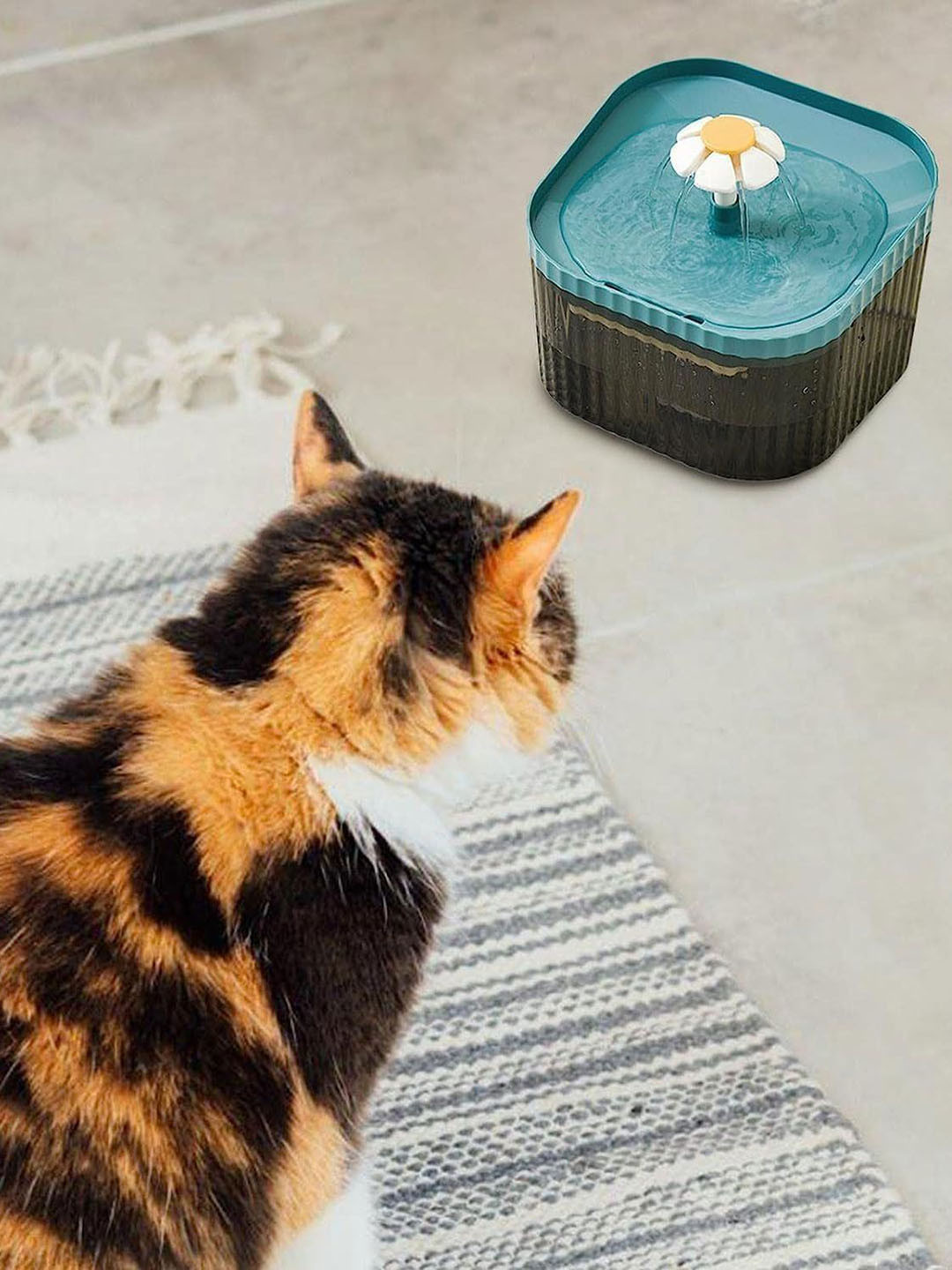 Petbabas Plastic Automatic Pet Water Fountain Pet Bowl