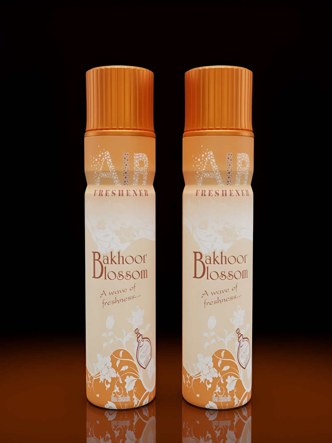 Al-Nuaim Orange Pack of 2 Bakhoor Blossom Air Freshener 300ml Each