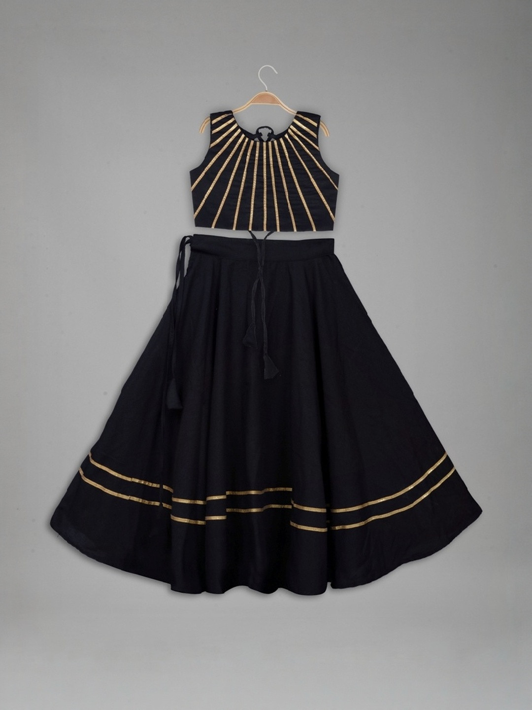 IRSIA Girls Pack of 2 Viscose Rayon Ready to Wear Lehenga