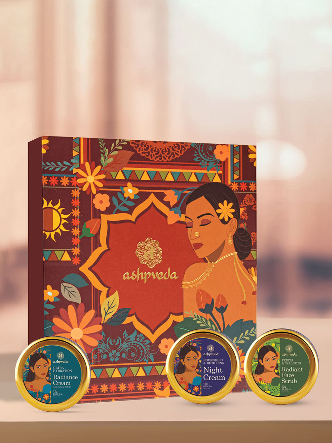 ASHPVEDA Set Of 3 Dermatologically Tested Skin Care Gift Set