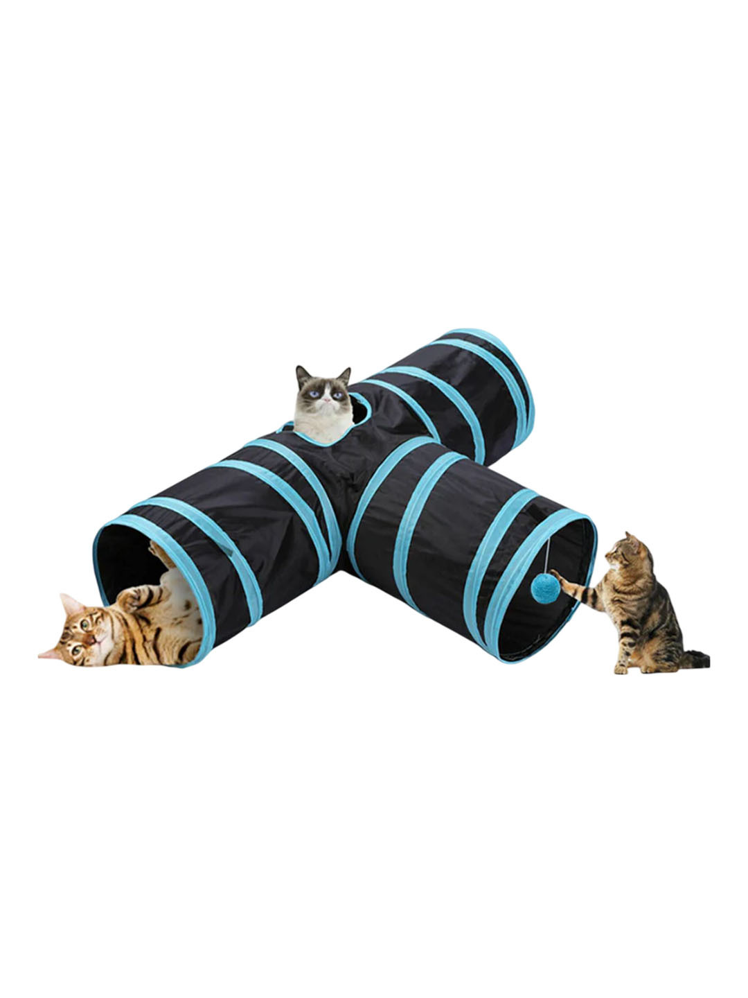 Petbabas 3 Way Pet Tunnels and Activity Toys