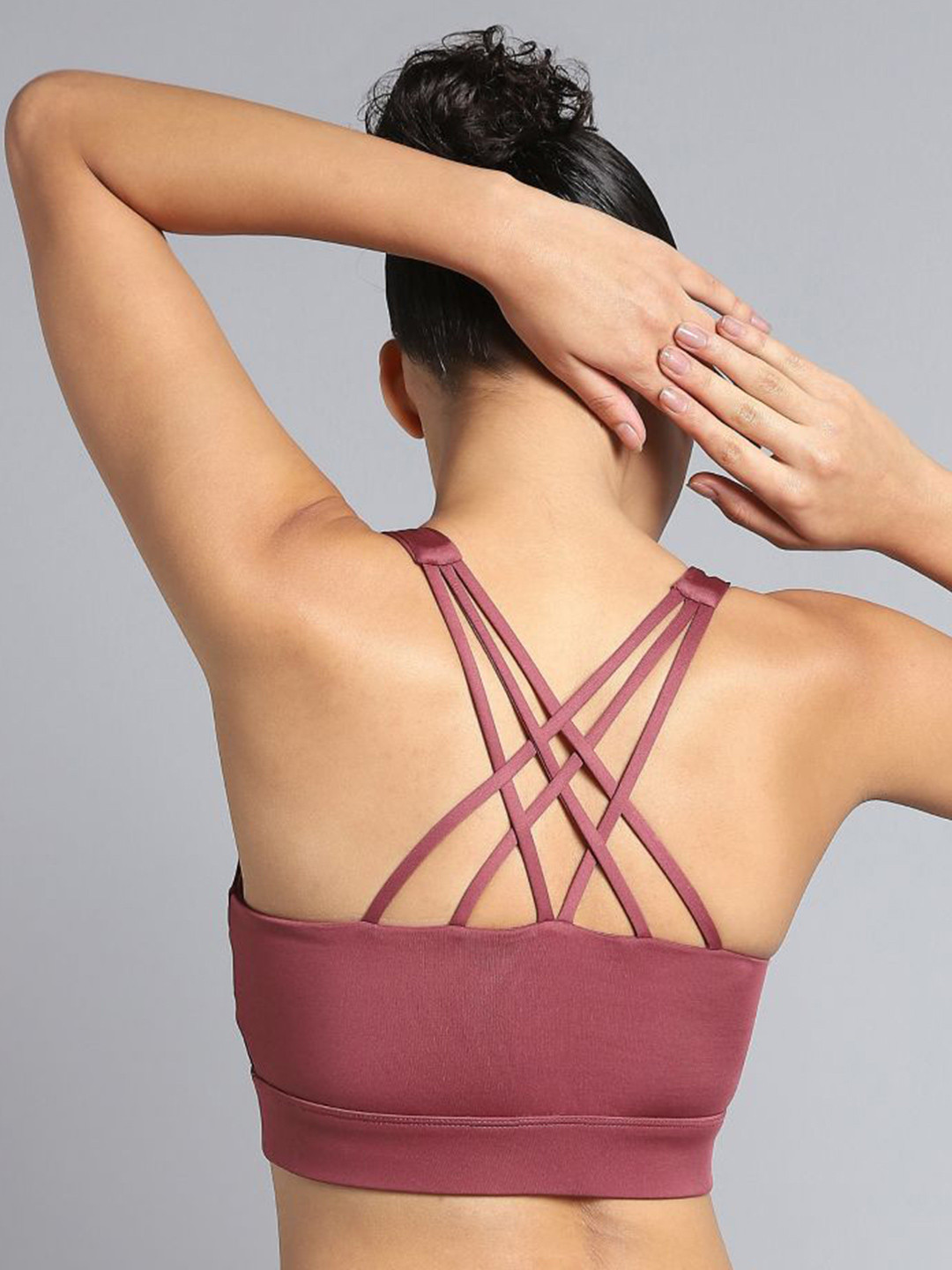 CULT Women Pink Yoga Flow High Support Bra