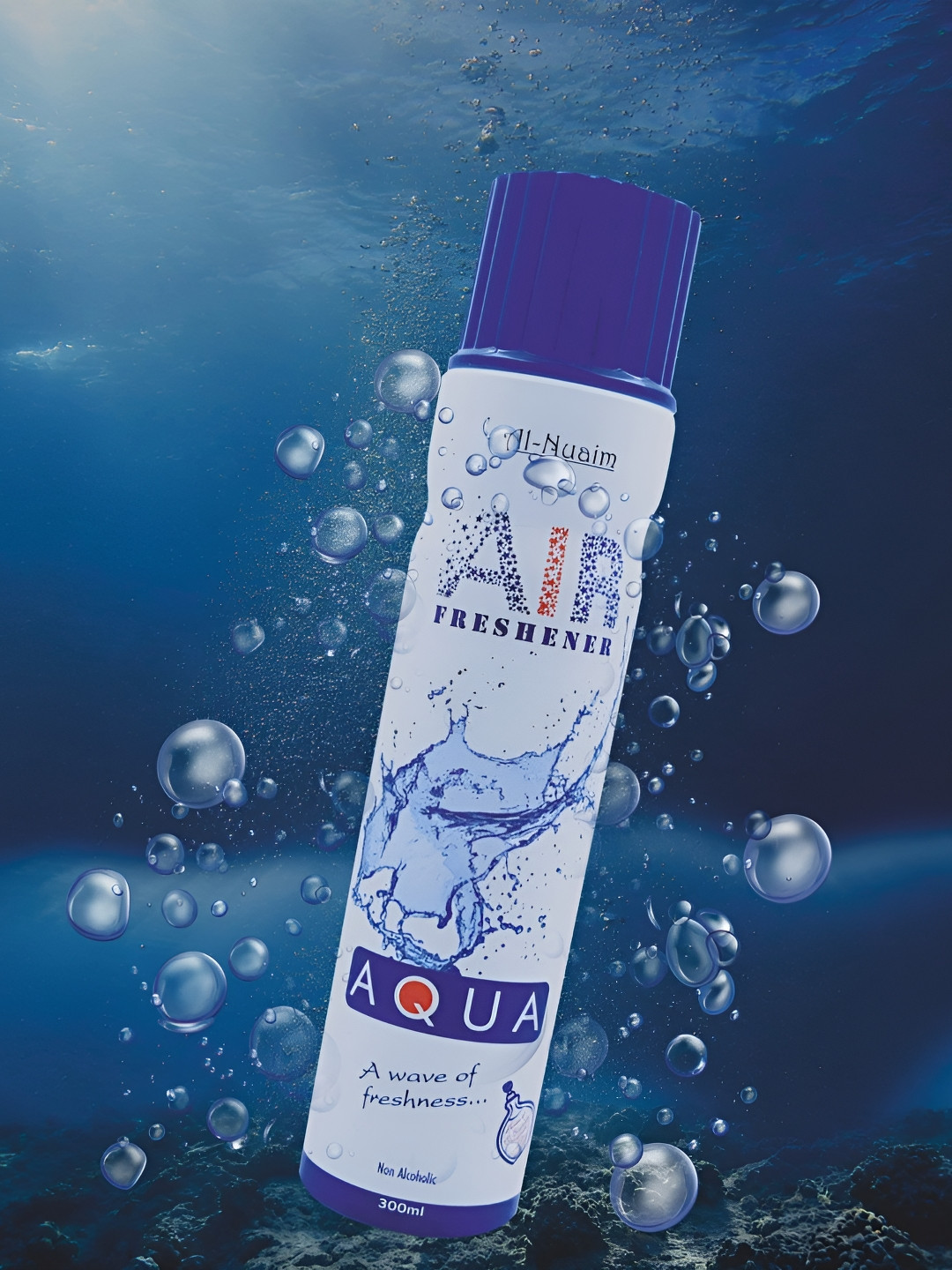 Al-Nuaim Aqua Alcohol Free Air Freshener - 300ml | Alcohol Free Room Freshener