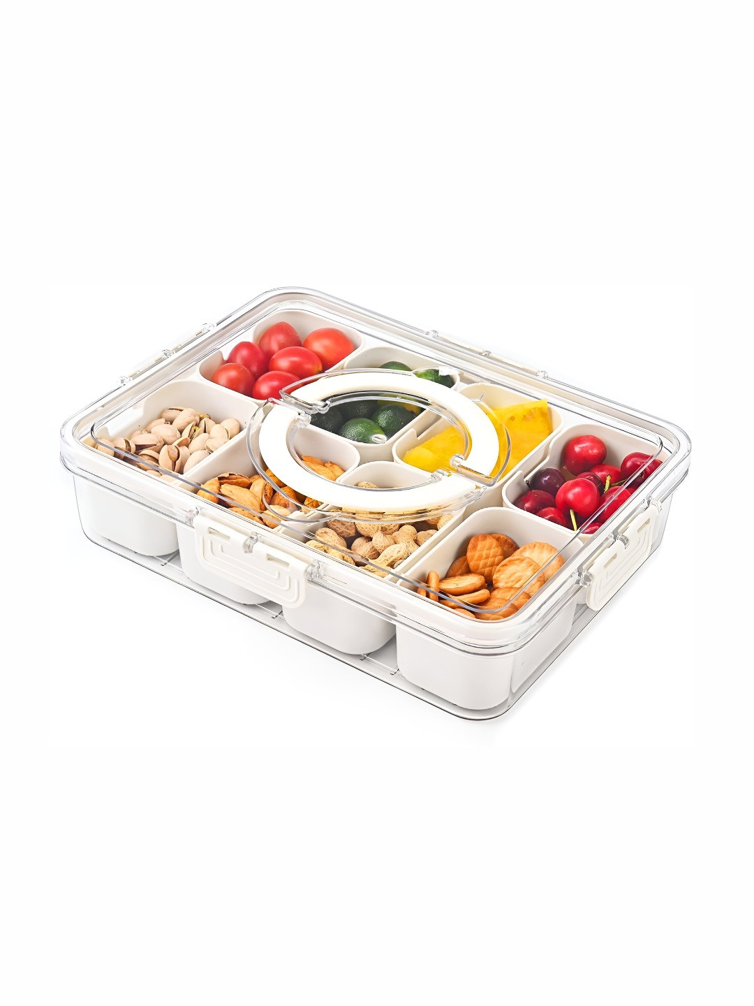 Virtuous White 2025 Plastic Sturdy Fridge Container