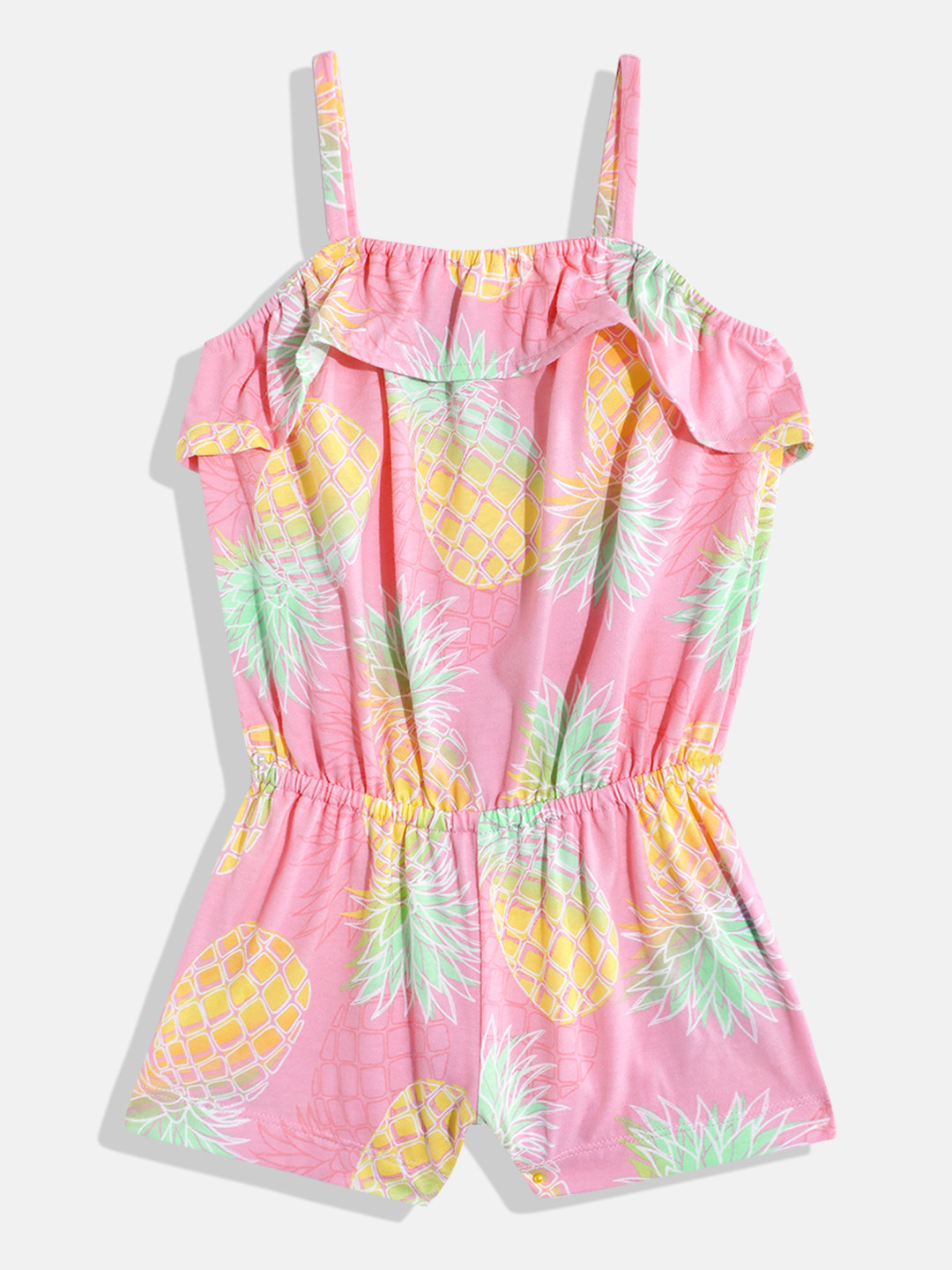 THE CHILDREN'S PLACE Girls Printed with Ruffles Playsuit