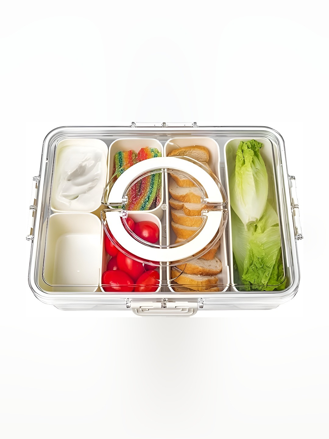 Virtuous 6 Compartment Fridge Storage Boxes