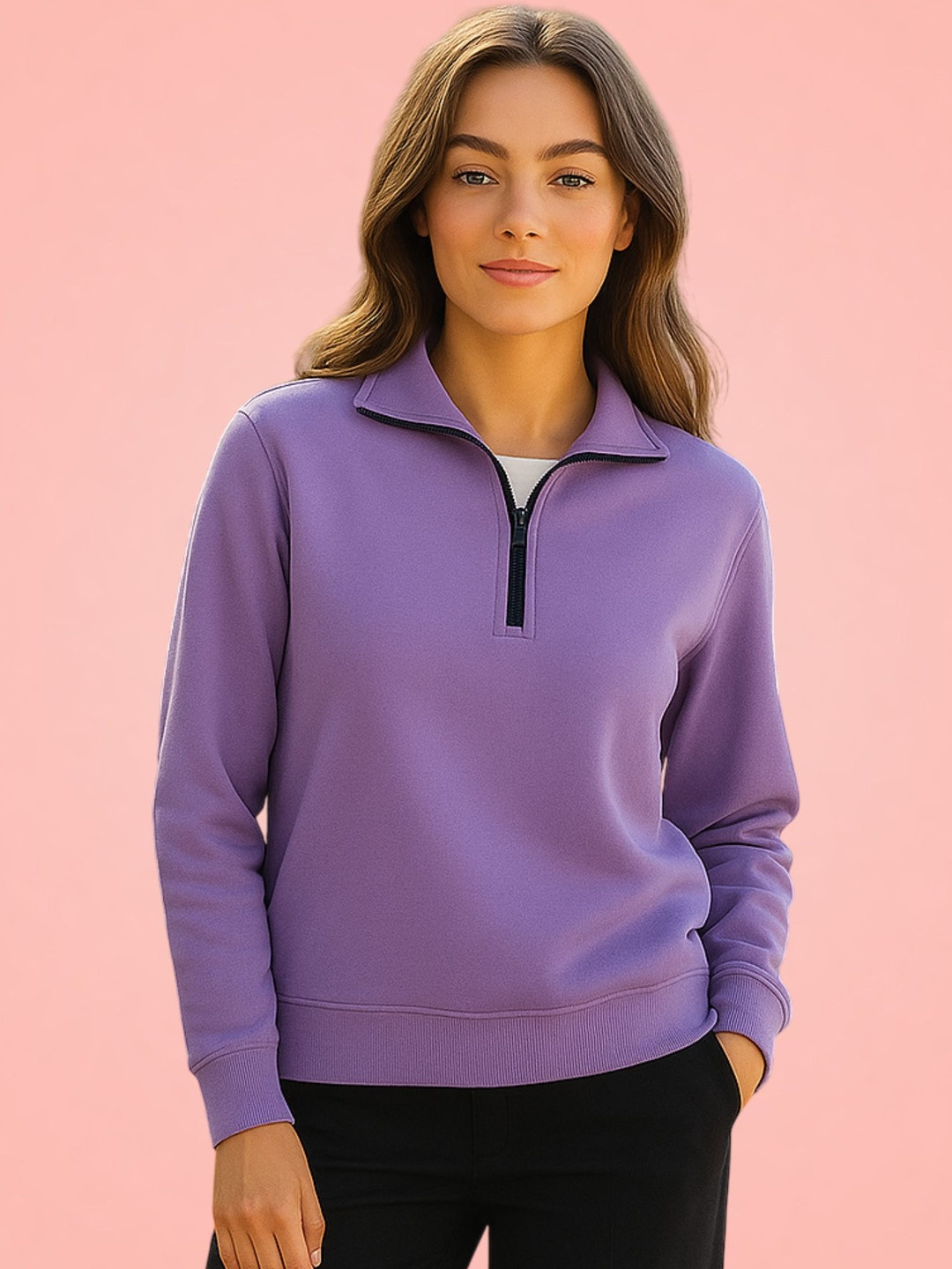 Kushi Flyer Women High Neck Sweatshirt