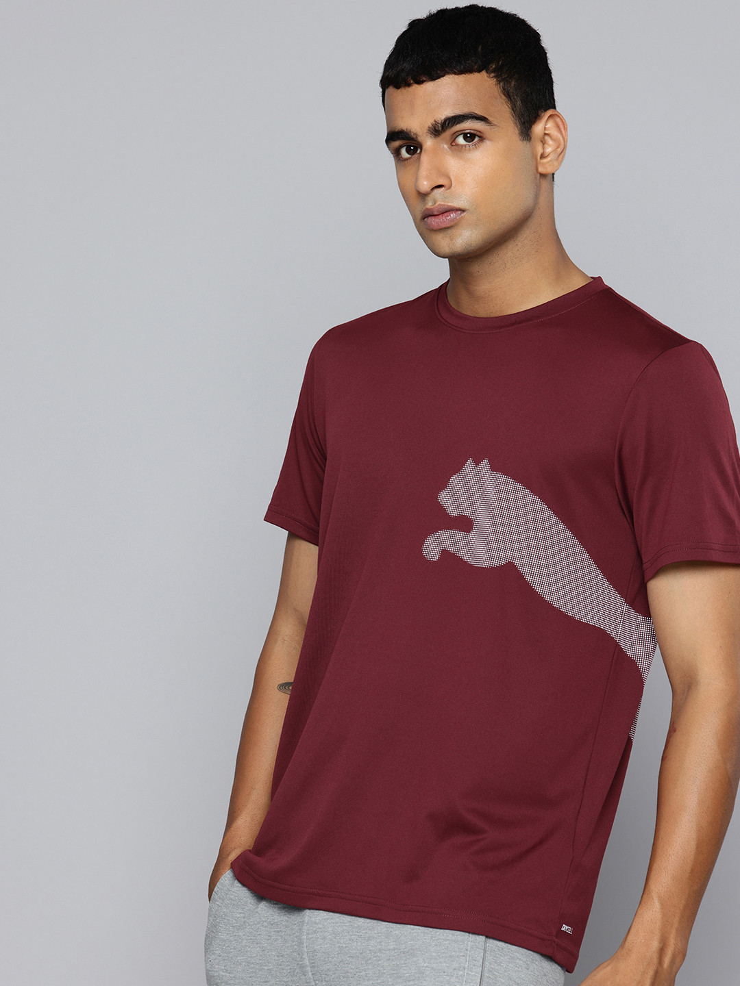 Puma Train All Day Brand Logo Printed dryCELL Sports T-shirt