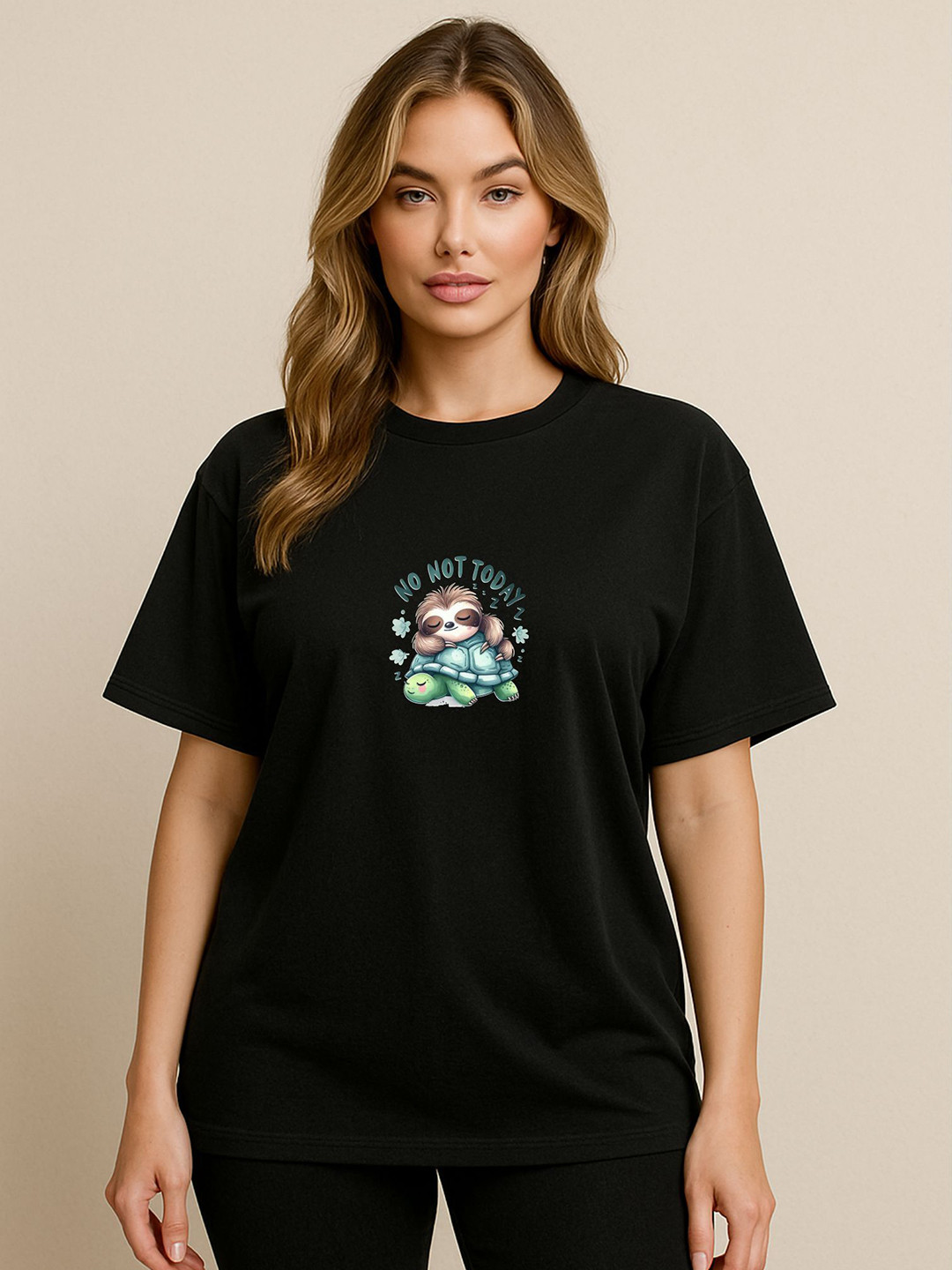Anikmart Graphic Printed Pure Cotton Oversized Dri-FIT T-shirt