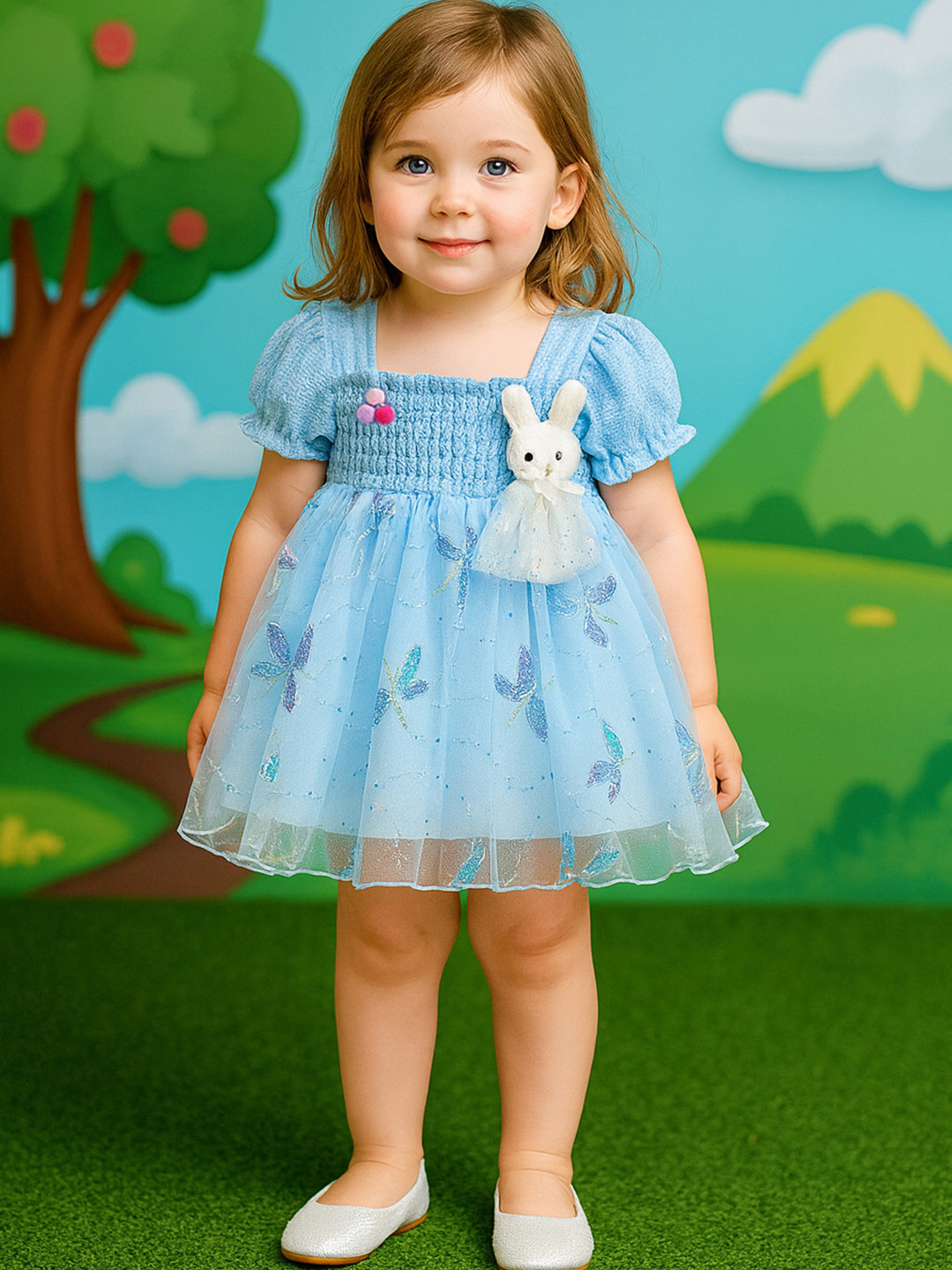 Bold N Elegant Cocktail Mini Dress With Brooch