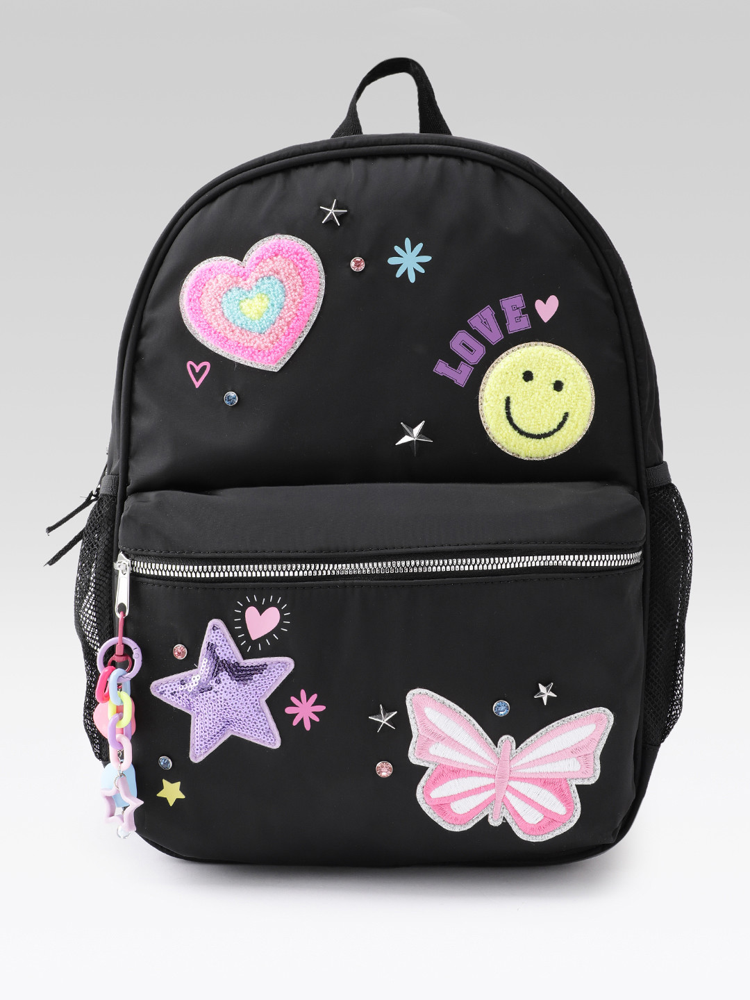 THE CHILDREN'S PLACE Girls Contrast Detail Backpack with Daisy Chains