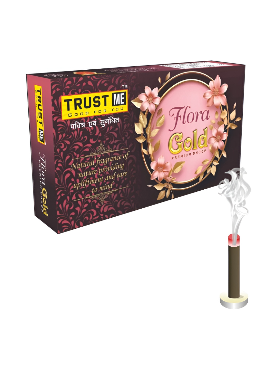 TRUST ME Pack of 12 Wooden Floral Incense Stick