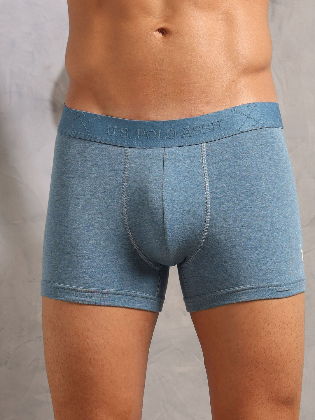 U.S. Polo Assn. Men Moisture Control Breathable Low-Rise Short Trunk PT006-B20-PL