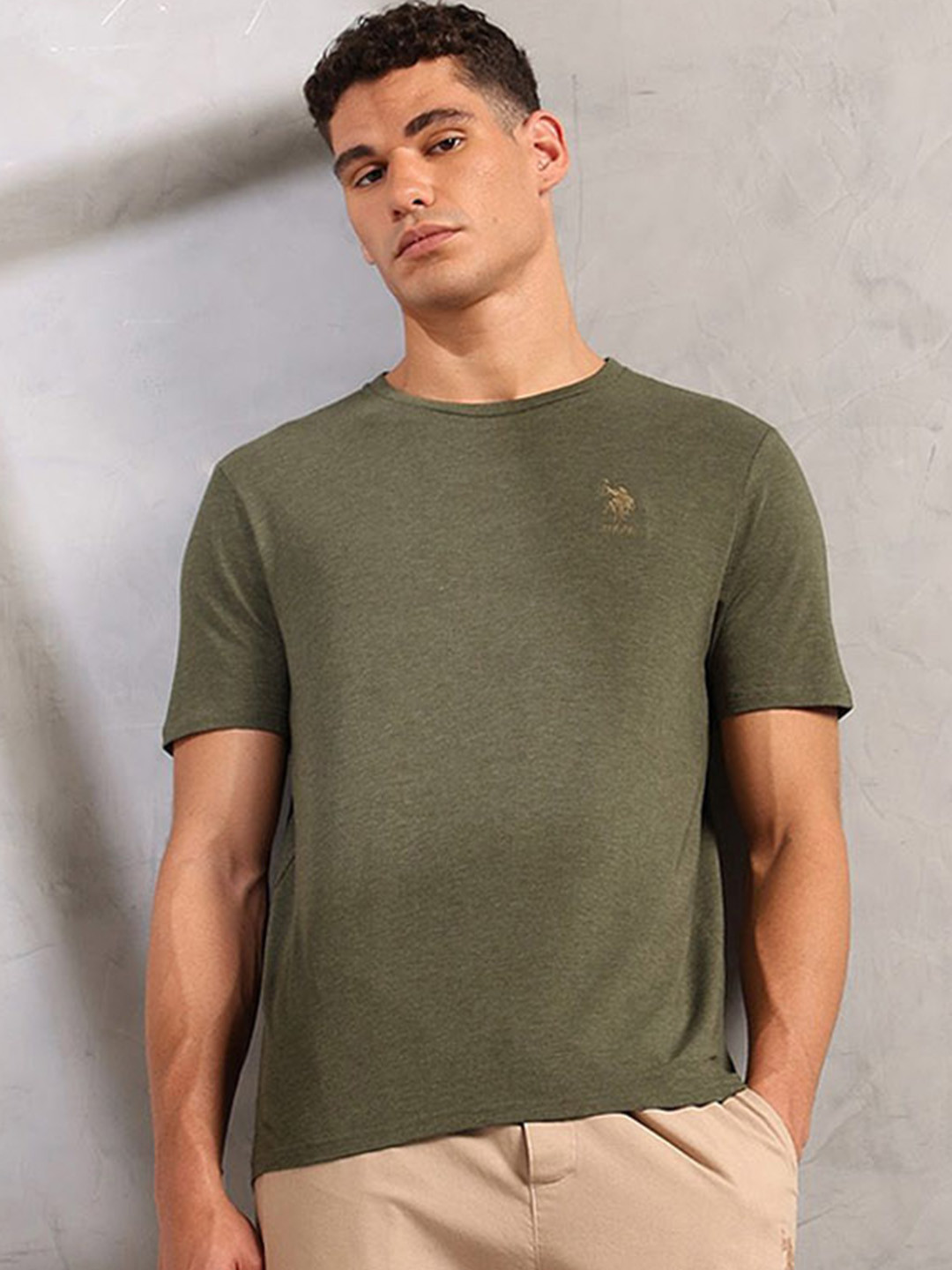 U.S. Polo Assn. Men Comfort-Fit Antibacterial LoungeT-Shirt