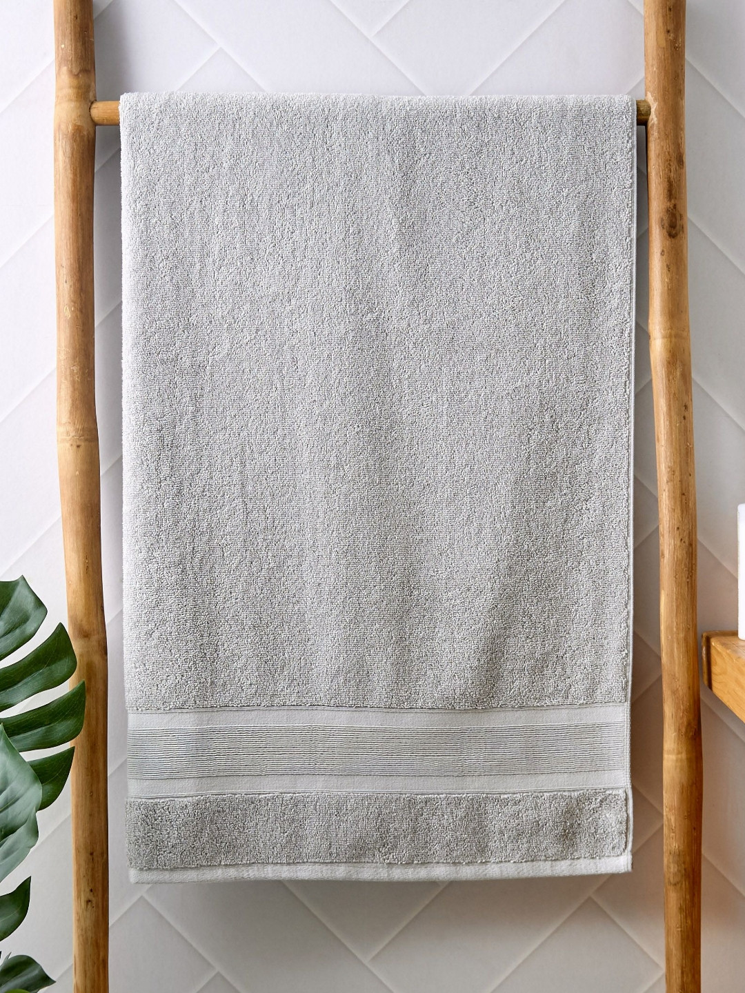 Home Centre Colour Refresh Essense Grey 500 GSM Cotton Bath Towel