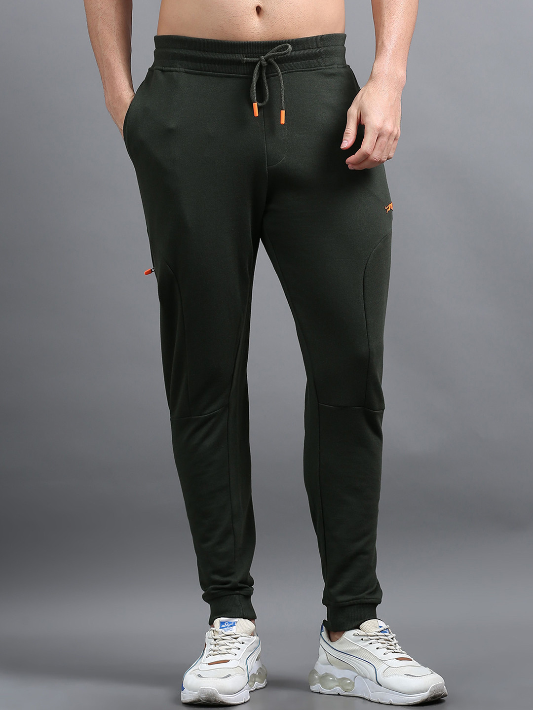 ARDEUR Men Self Design Joggers Track Pants
