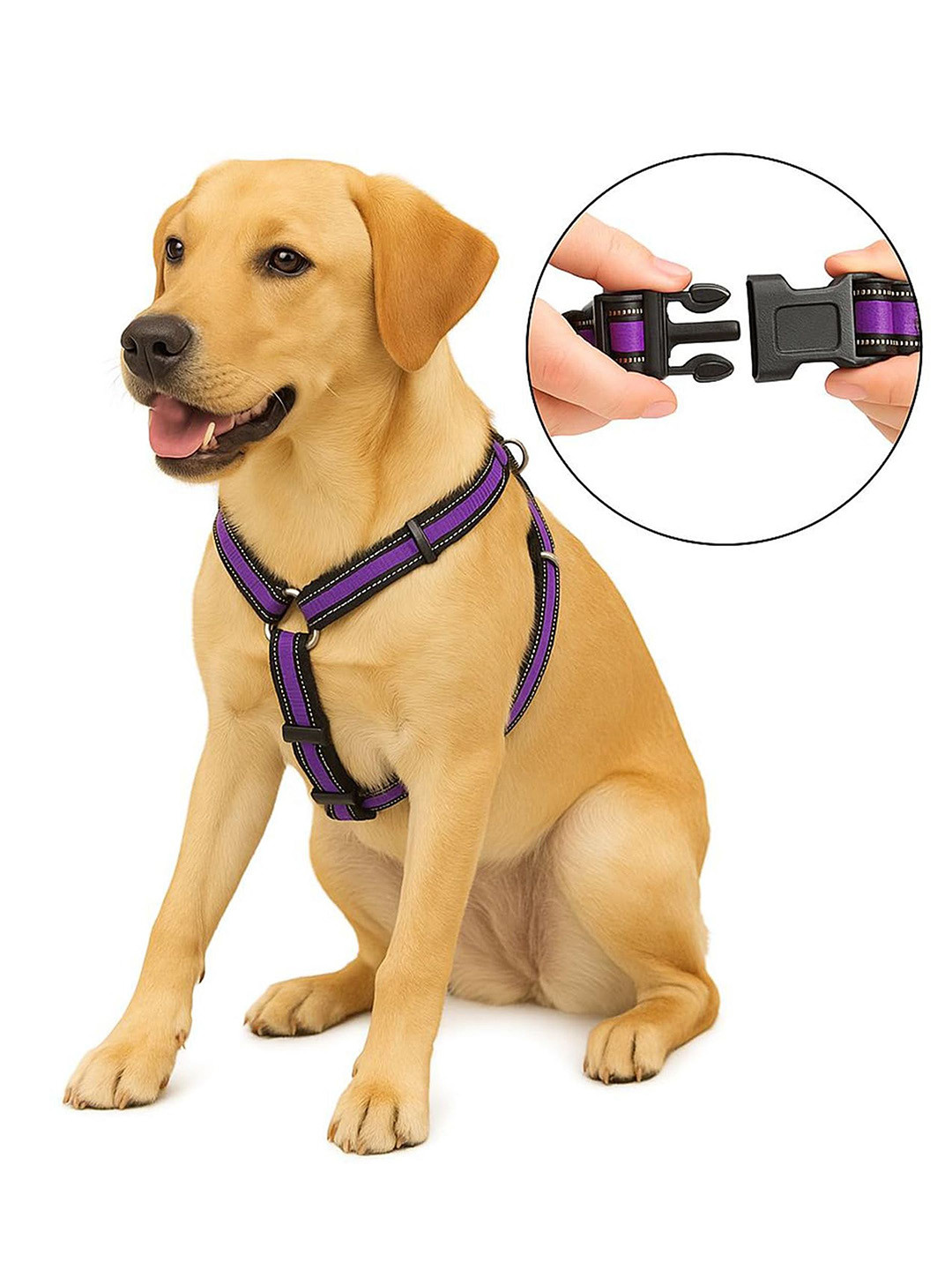 Petbabas No Pull with Front Clip Dog Harness