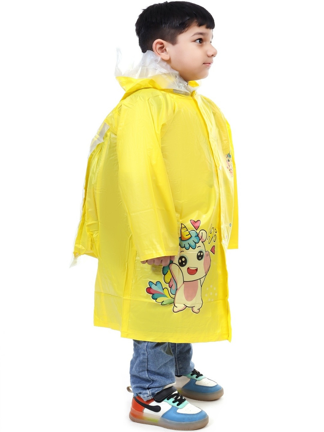 THE Kids Animal printed Raincoat With Bag  Space