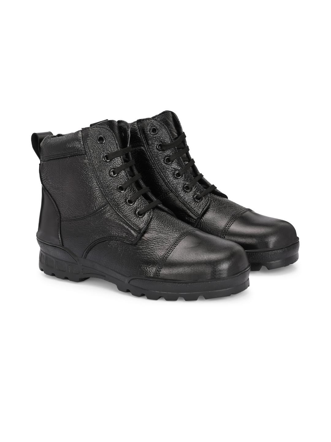 Tender tsf Men Black Leather Casual Shoes