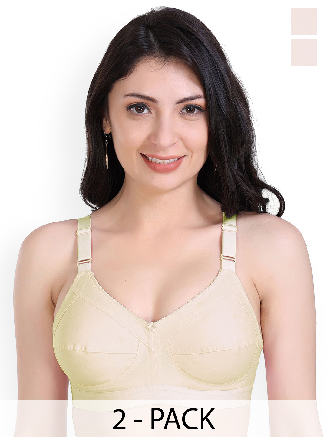 SHYAM SONS FLAIR Pair of 2 Non-Padded Full Coverage Bra