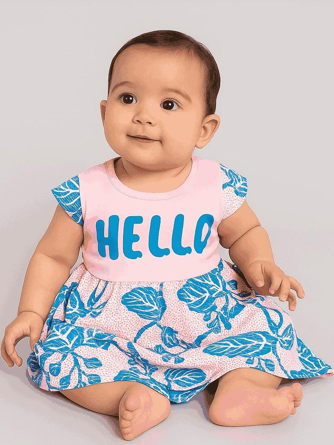 Melon Kidswear Print A-Line Dress