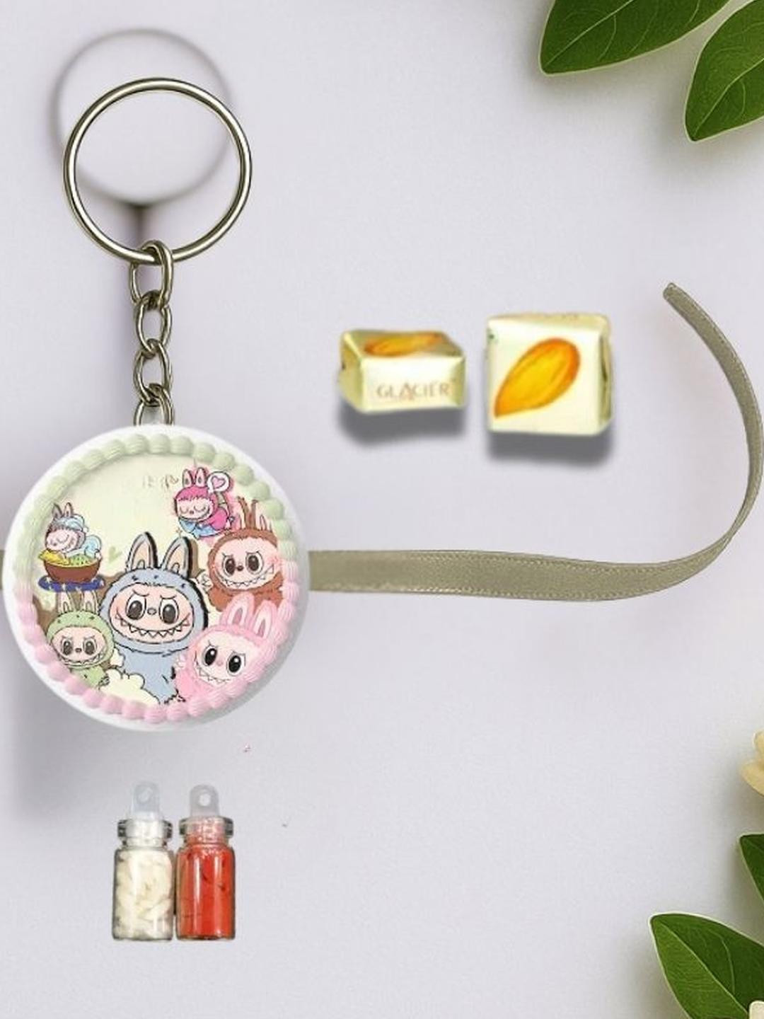 vs club Unisex Labubu Cartoon Character Rakhi