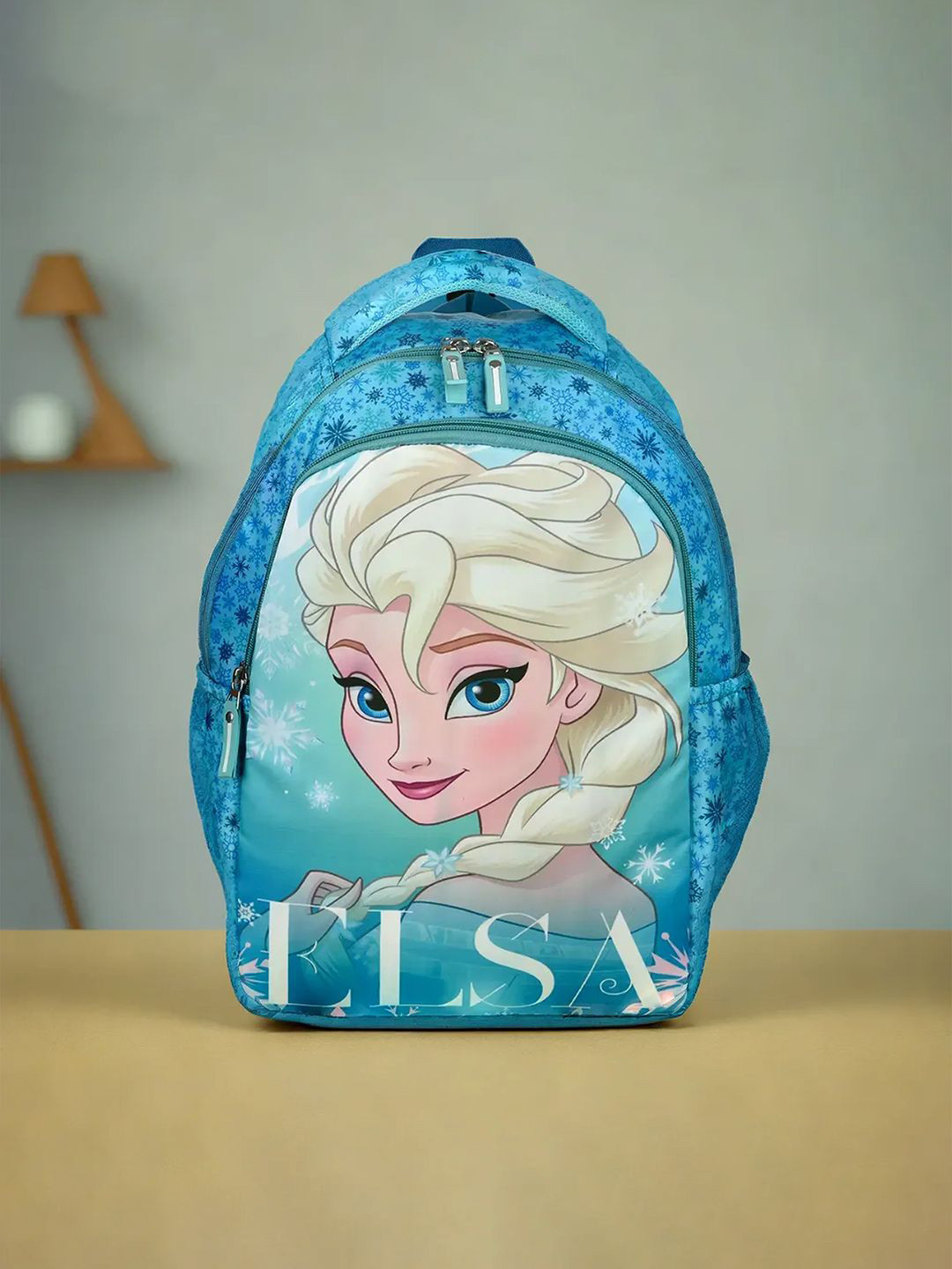 YK Kids Disney Elsa Printed School Backpack