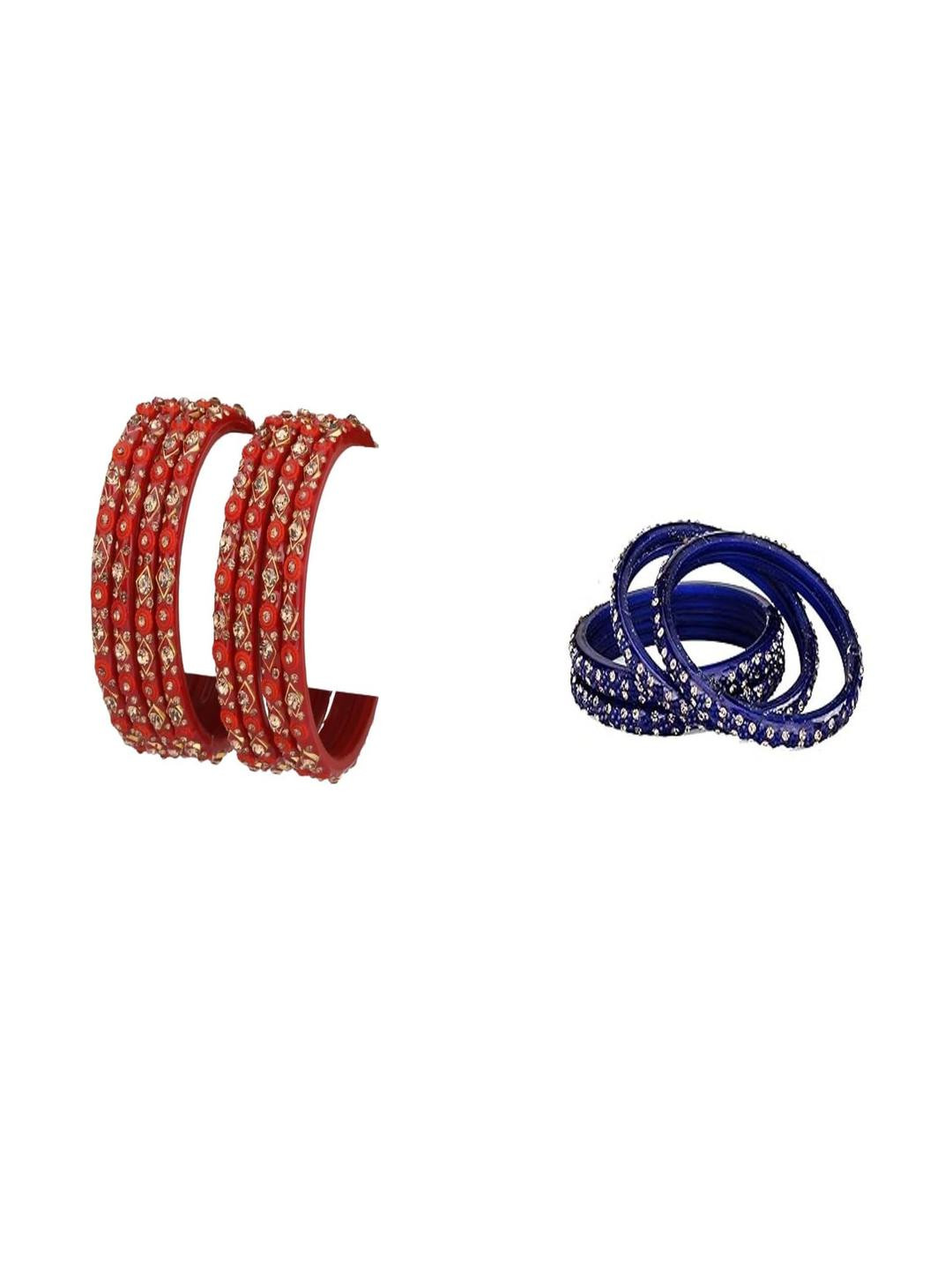 1ST TIME Women Set of 2 sets Traditional Glass Bangles