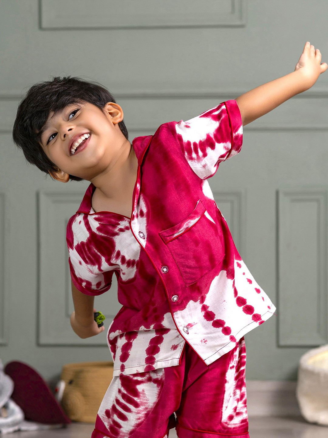 MABISH by Sonal Jain Kids Nightsuit Shorts and Shirt