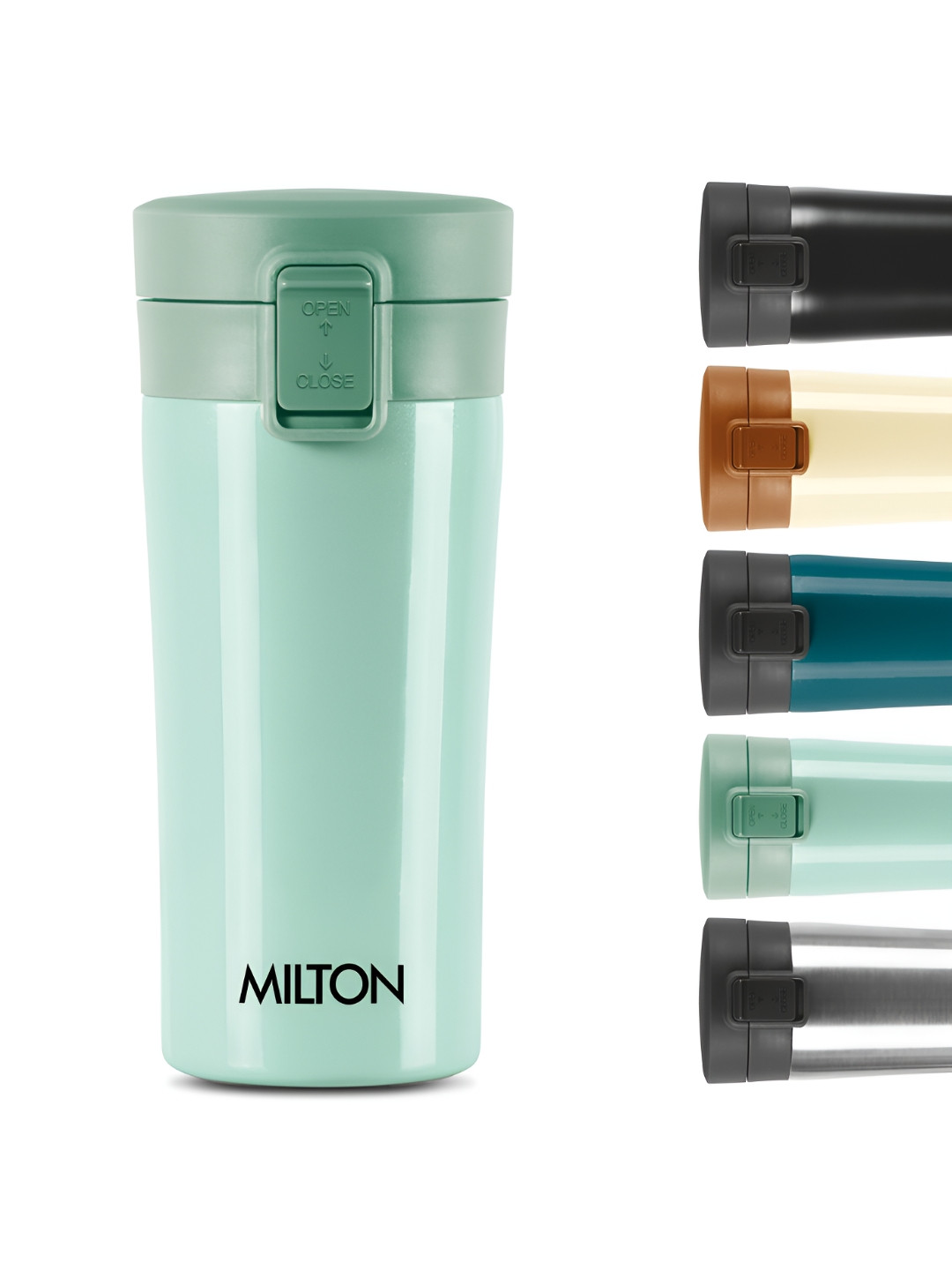 Milton Green Stainless Steel Thermosteel Vacuum Insulated Glossy Cups And Mugs